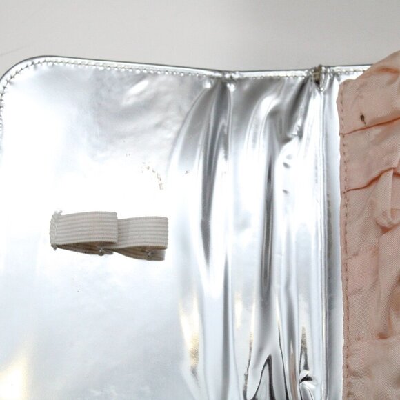 Marc Jacobs Metallic Silver Foldable Cosmetic Bag - Picture 5 of 5